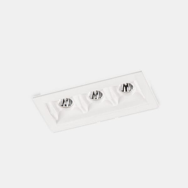 LEDS C4 - Faretto da incasso Bento Standard 3 Leds Trim - Bianco