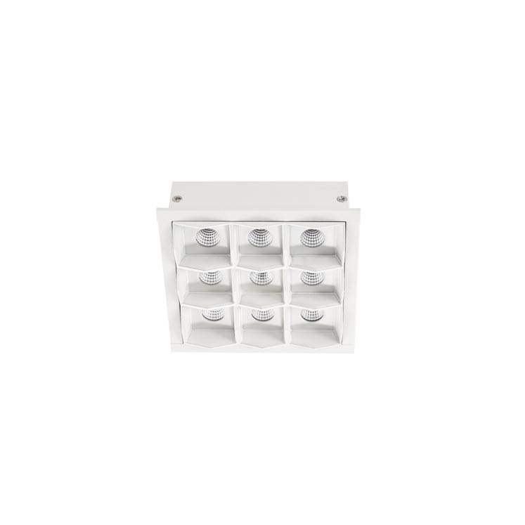 LEDS C4 - Faretto da incasso Bento Standard Square Trim - Bianco