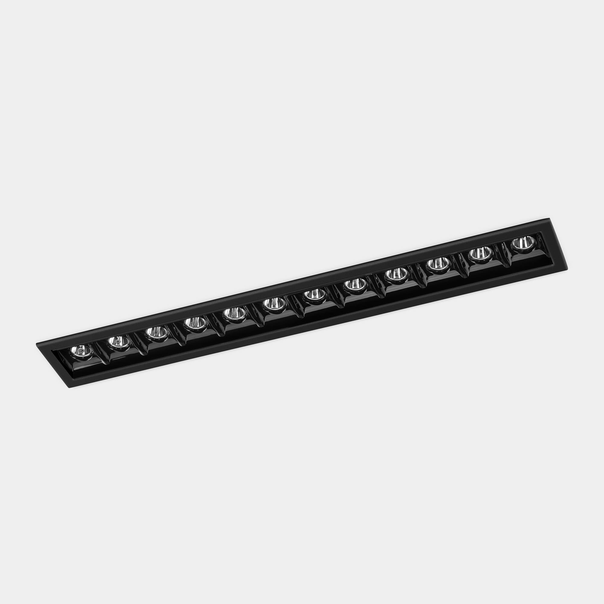 LEDS C4 - Faretto da incasso Bento Standard 12 Leds Trim - Nero