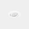 LEDS C4 - Faretto da incasso Lite Flat Adjustable Ø80 - Bianco