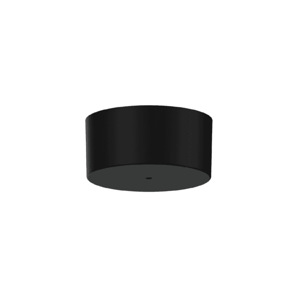 Wever & Ducrè - Susp Single Ceiling Base Surf 1.7 B - Nero