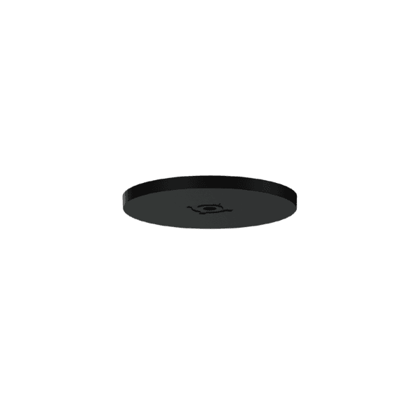Wever & Ducrè - Susp Single Ceiling Base Semi Rec 1.0 B - Nero