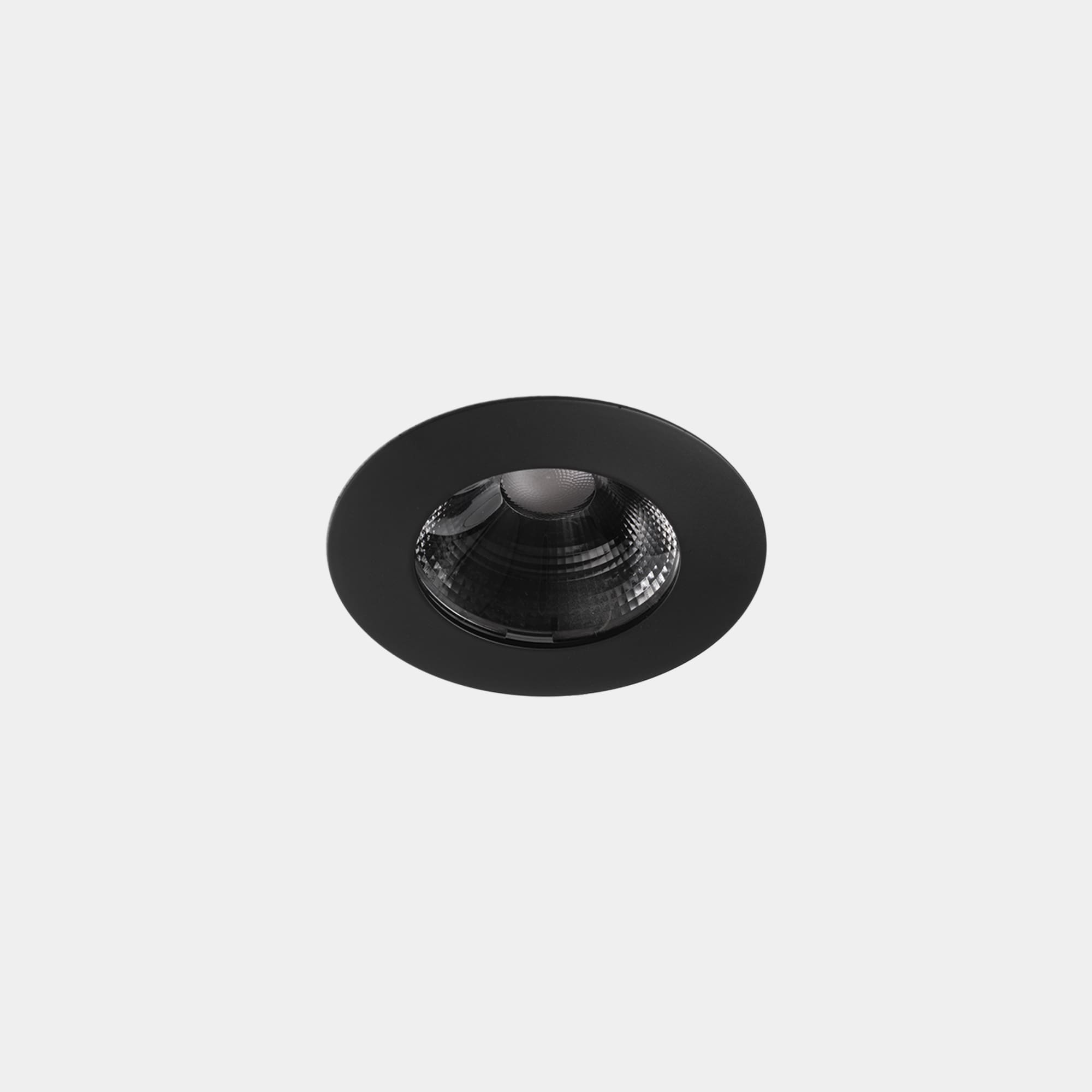 LEDS C4 - Faretto da incasso Play Flat Round Fixed - Nero