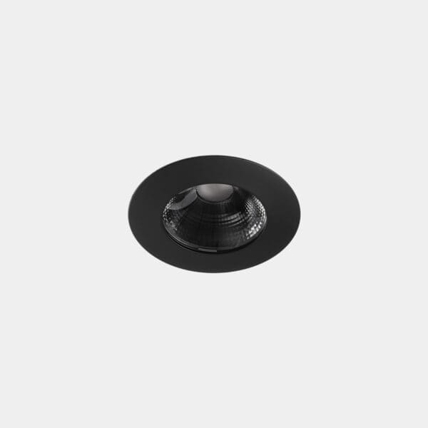 LEDS C4 - Faretto da incasso Play Flat Round Fixed - Nero