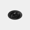 LEDS C4 - Faretto da incasso Play Flat Round Adjustable - Nero