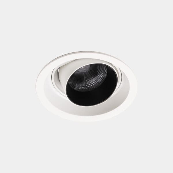 LEDS C4 - Faretto da incasso Play Snoot Round Adjustable Trim Emergency - Bianco
