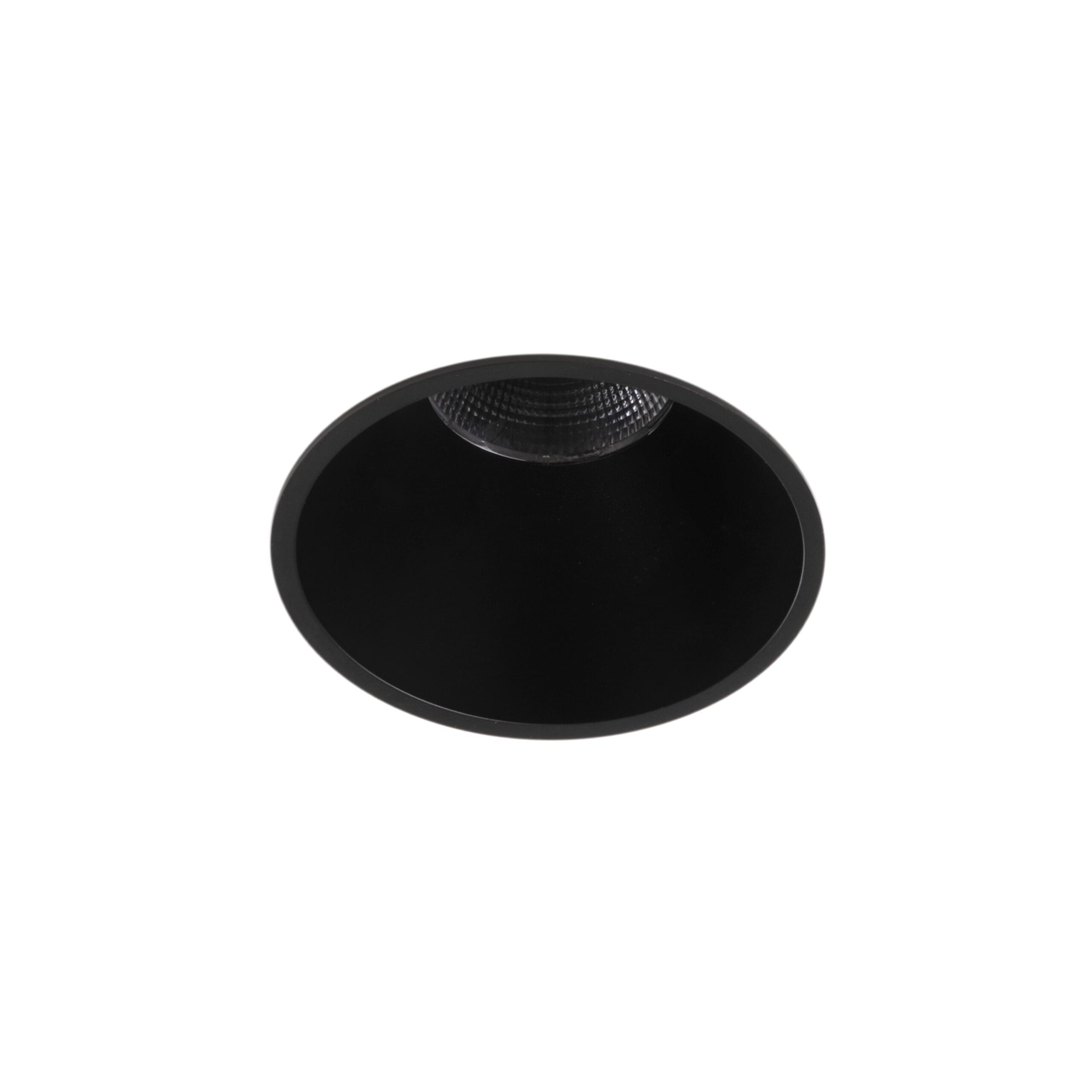 LEDS C4 - Faretto da incasso Play Visual Comfort Round Fixed Microtrim - Nero