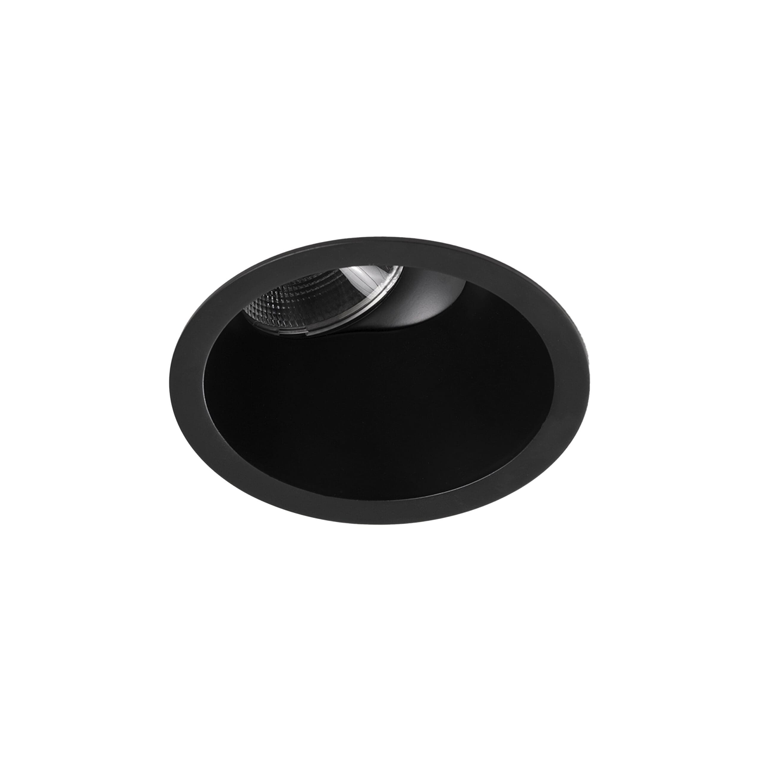 LEDS C4 - Faretto da incasso Play Visual Comfort Round Adjustable Trim Emergency - Nero