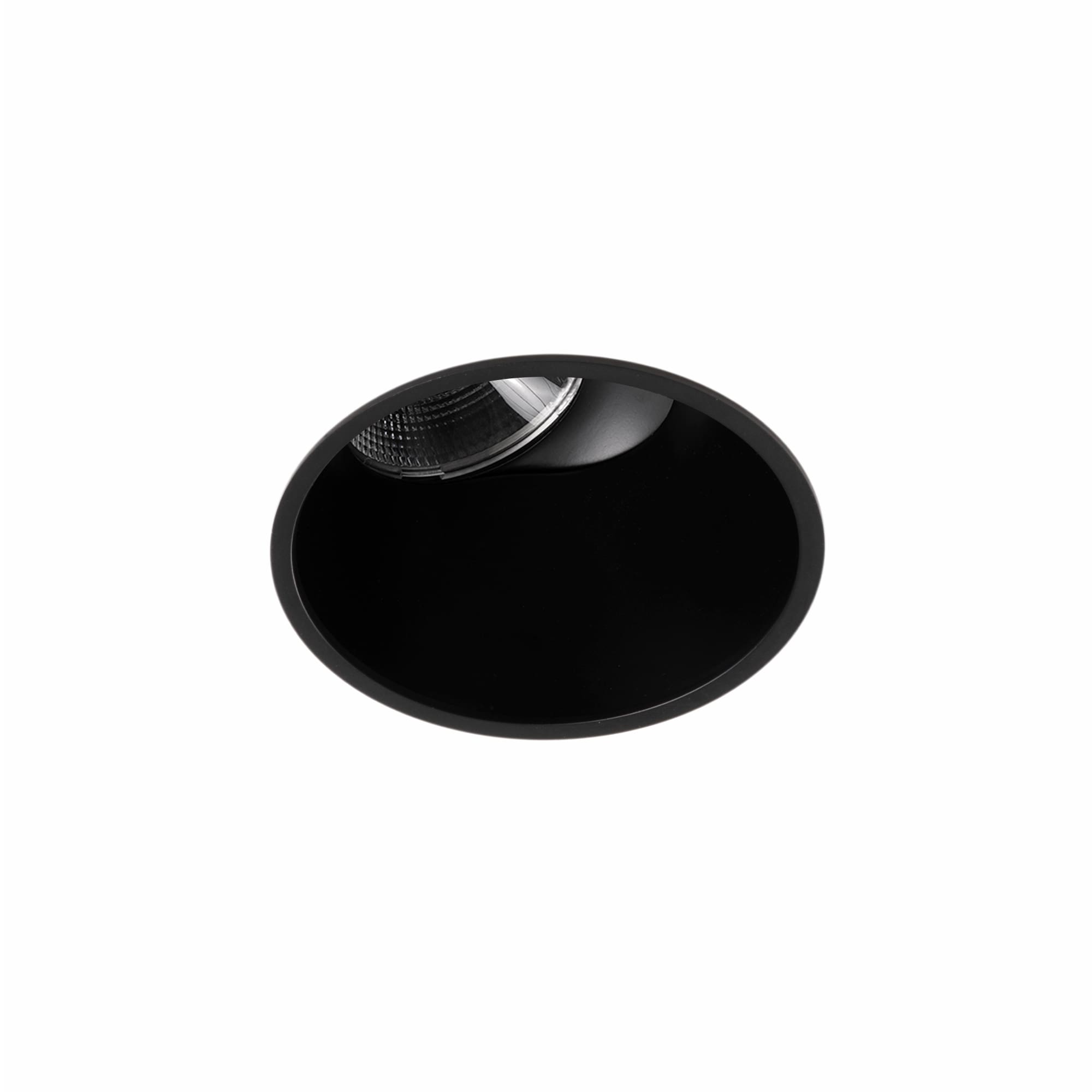 LEDS C4 - Faretto da incasso Play Visual Comfort Round Adjustable Microtrim - Nero