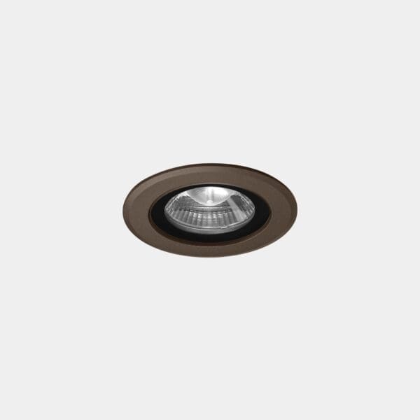 LEDS C4 - Faretto da incasso Max Medium Round - Marrone