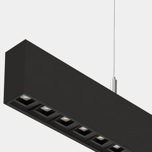 LEDS C4 - Sistema lineare LED Infinite Pro Opticell Suspended 854mm - Nero