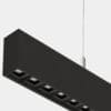 LEDS C4 - Sistema lineare LED Infinite Pro Opticell Suspended 854mm - Nero