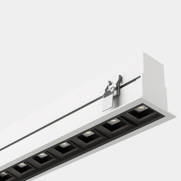LEDS C4 - Sistema lineare LED Infinite Pro Opticell Recessed 1136mm - Bianco