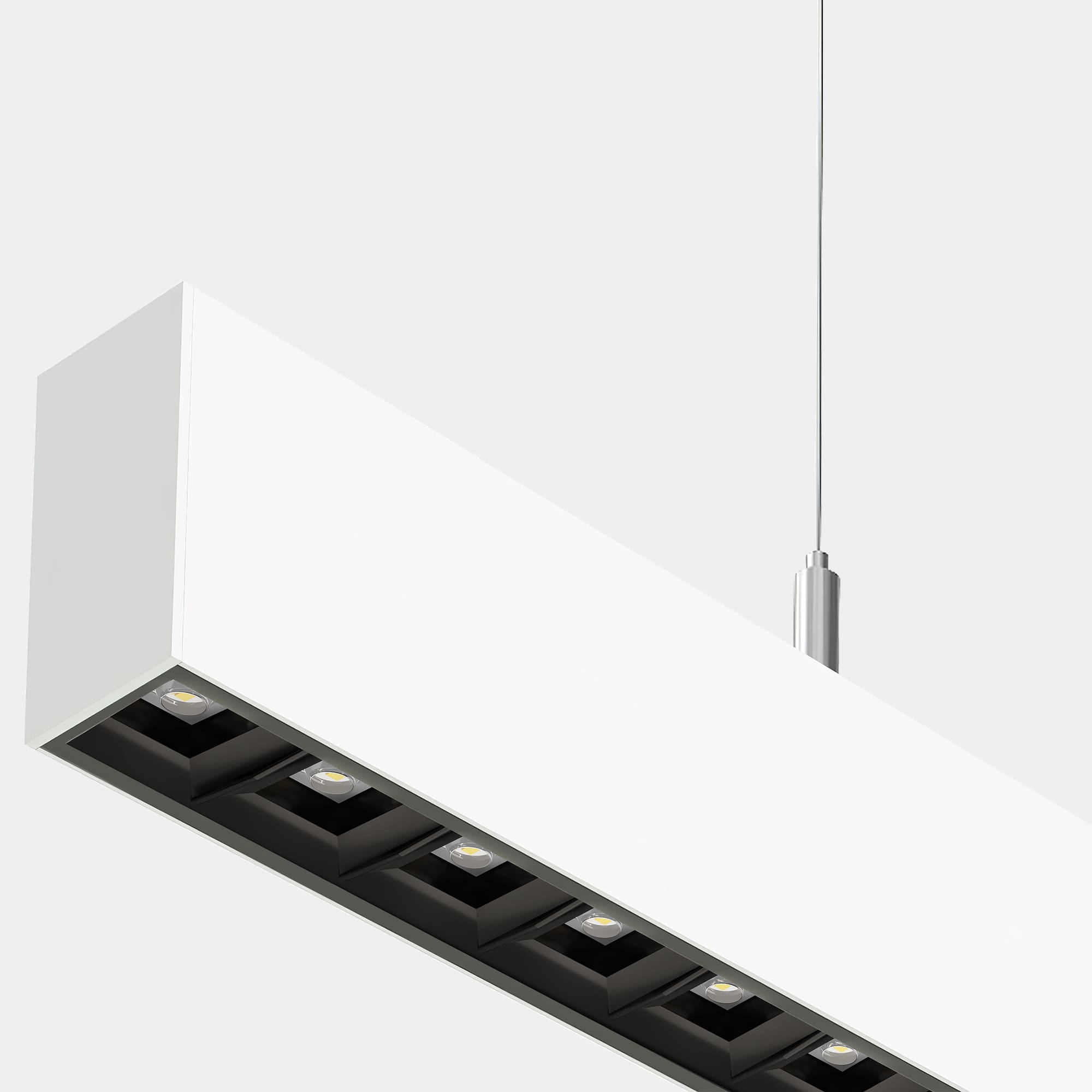 LEDS C4 - Sistema lineare LED Infinite Pro Opticell Suspended 1700mm - Bianco