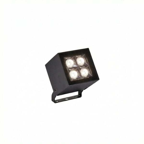 LEDS C4 - Faretto Cube Spot 4 Leds - Nero