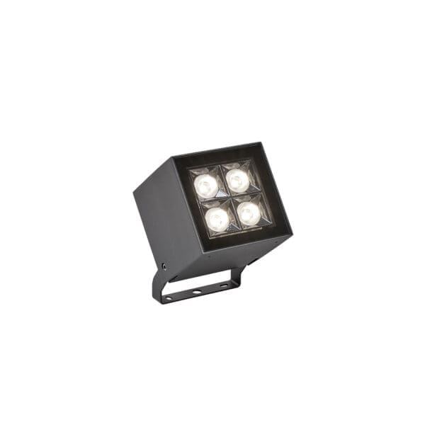 LEDS C4 - Faretto Cube Spot 4 Leds - Grigio