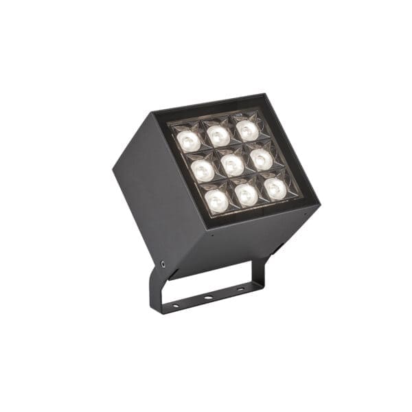LEDS C4 - Faretto Cube Spot 9 Leds - Grigio