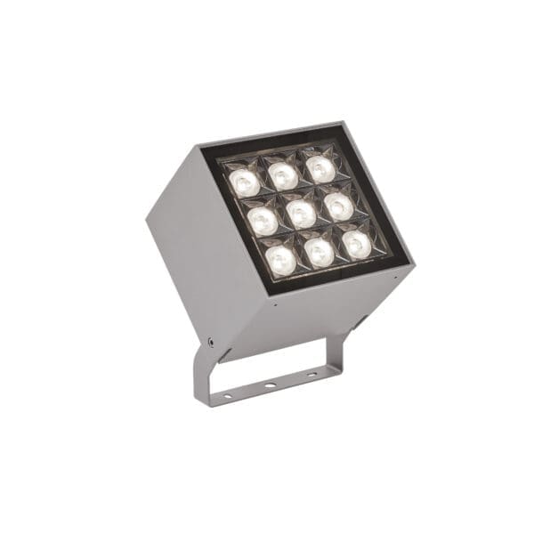 LEDS C4 - Faretto Cube Spot 9 Leds - Grigio