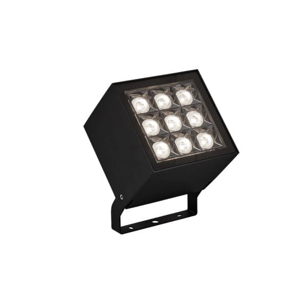 LEDS C4 - Faretto Cube Spot 9 Leds - Nero