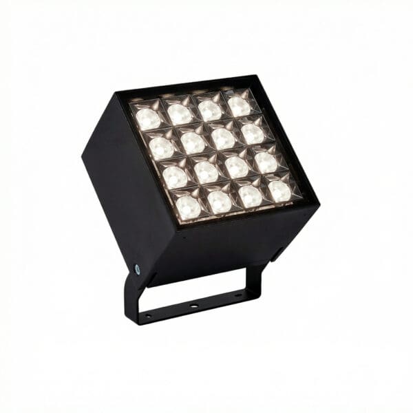 LEDS C4 - Faretto Cube Spot 16 Leds - Nero