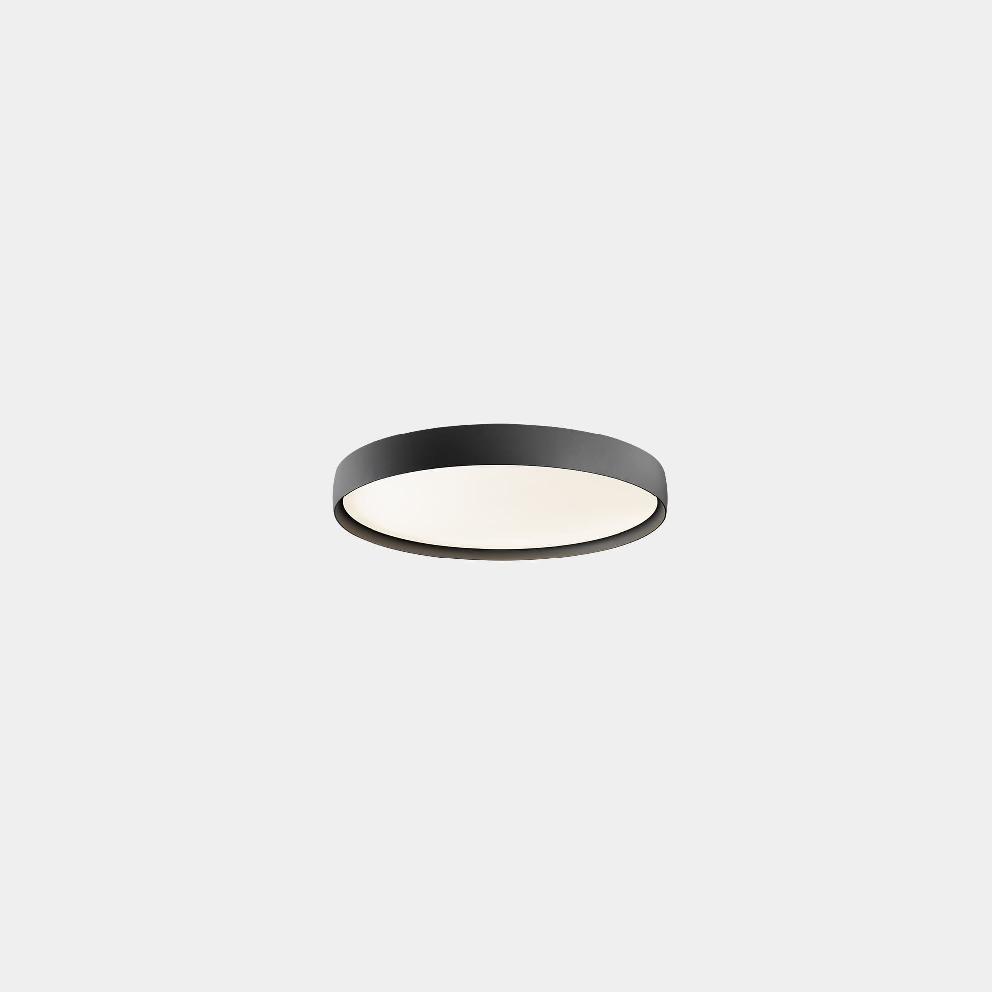 LEDS C4 - Plafoniera Luno Slim Surface Small - Nero