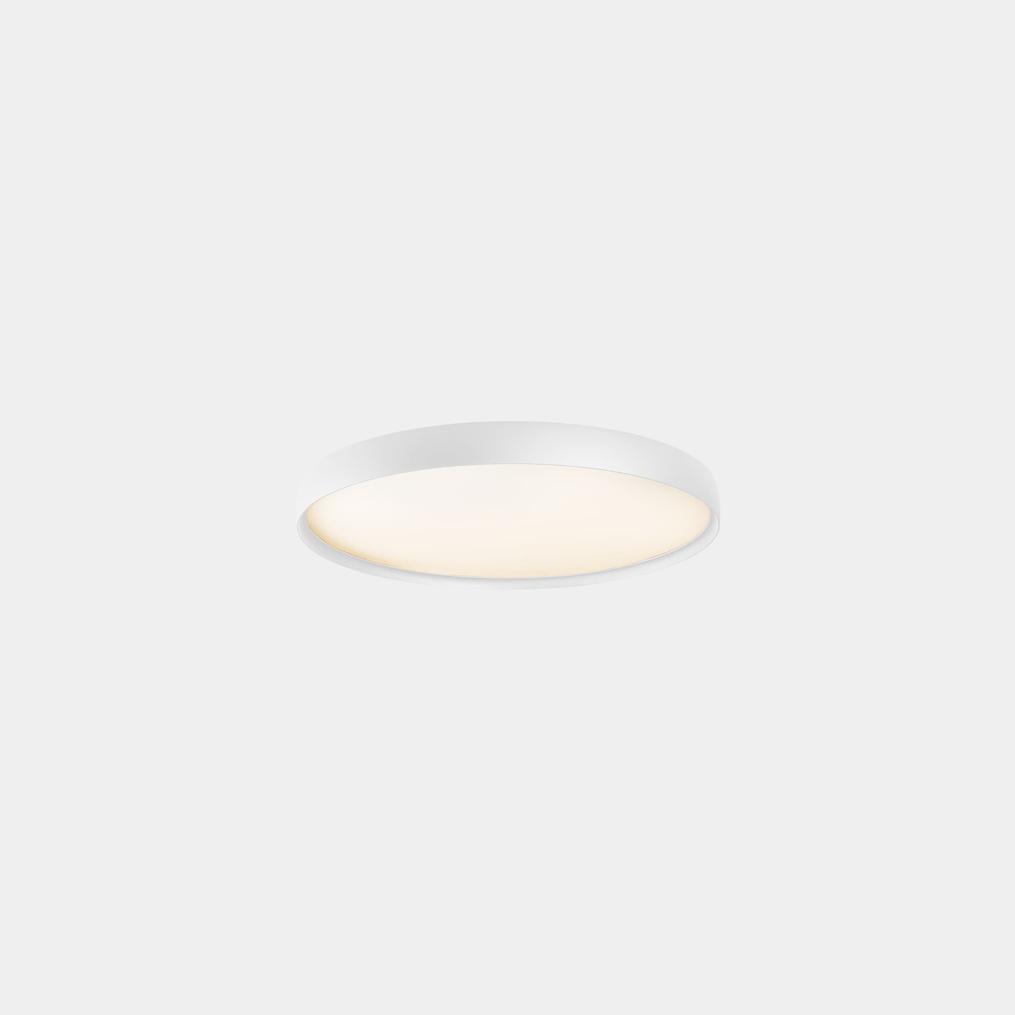 LEDS C4 - Plafoniera Luno Slim Surface Medium - Bianco