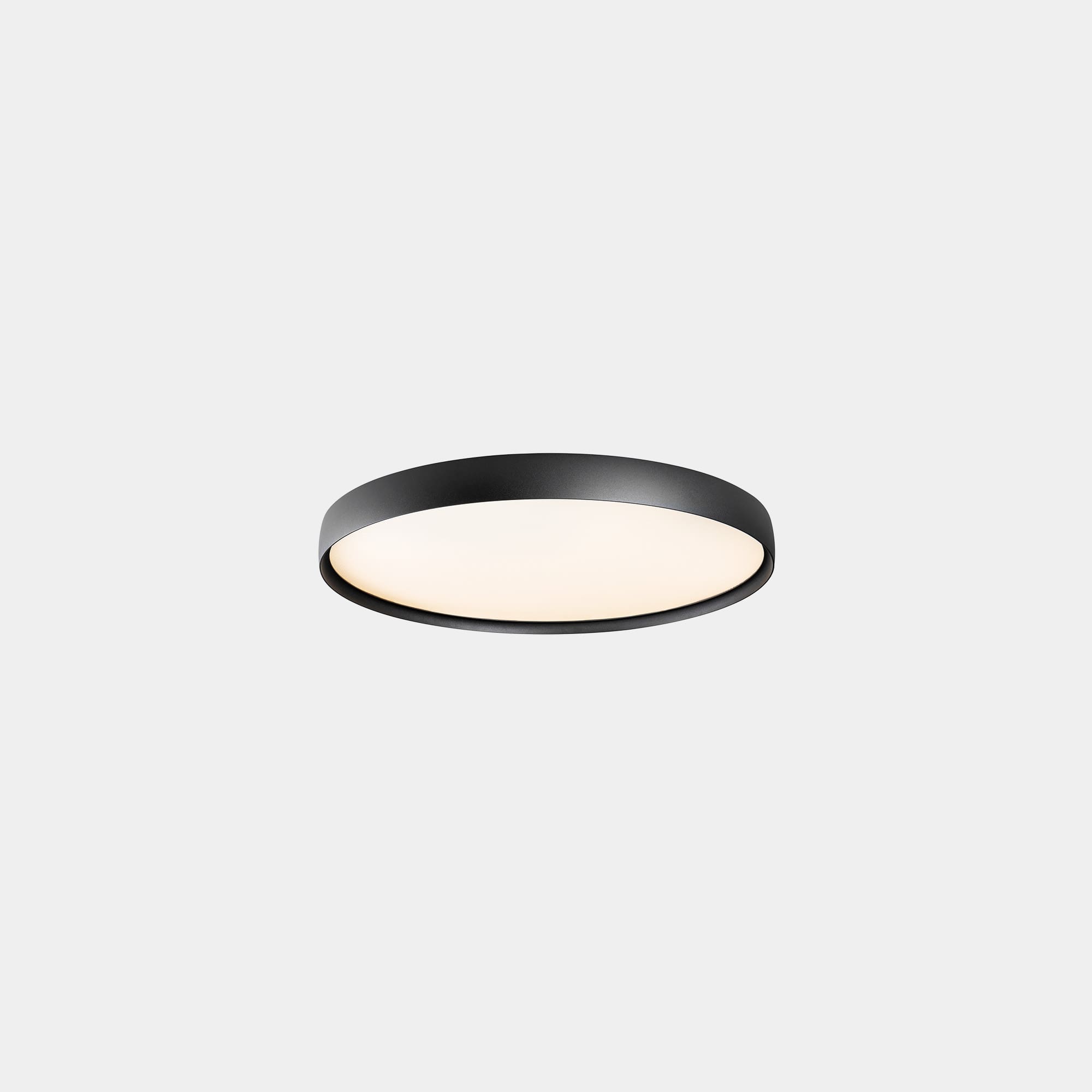 LEDS C4 - Plafoniera Luno Slim Surface Medium - Nero