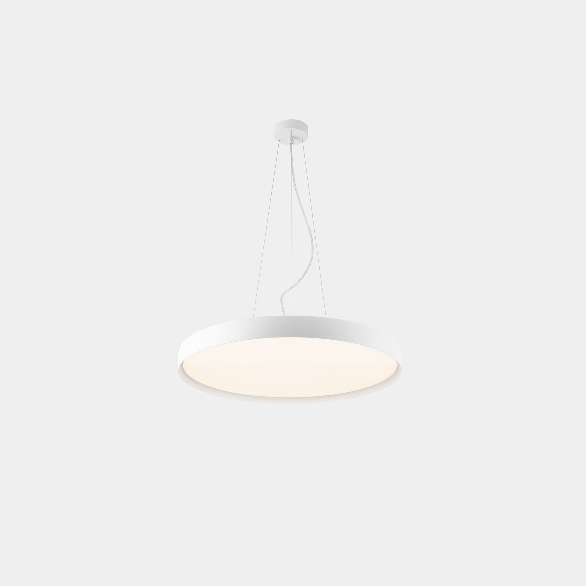 LEDS C4 - Lampada a sospensione Luno Slim Pendant Medium - Bianco