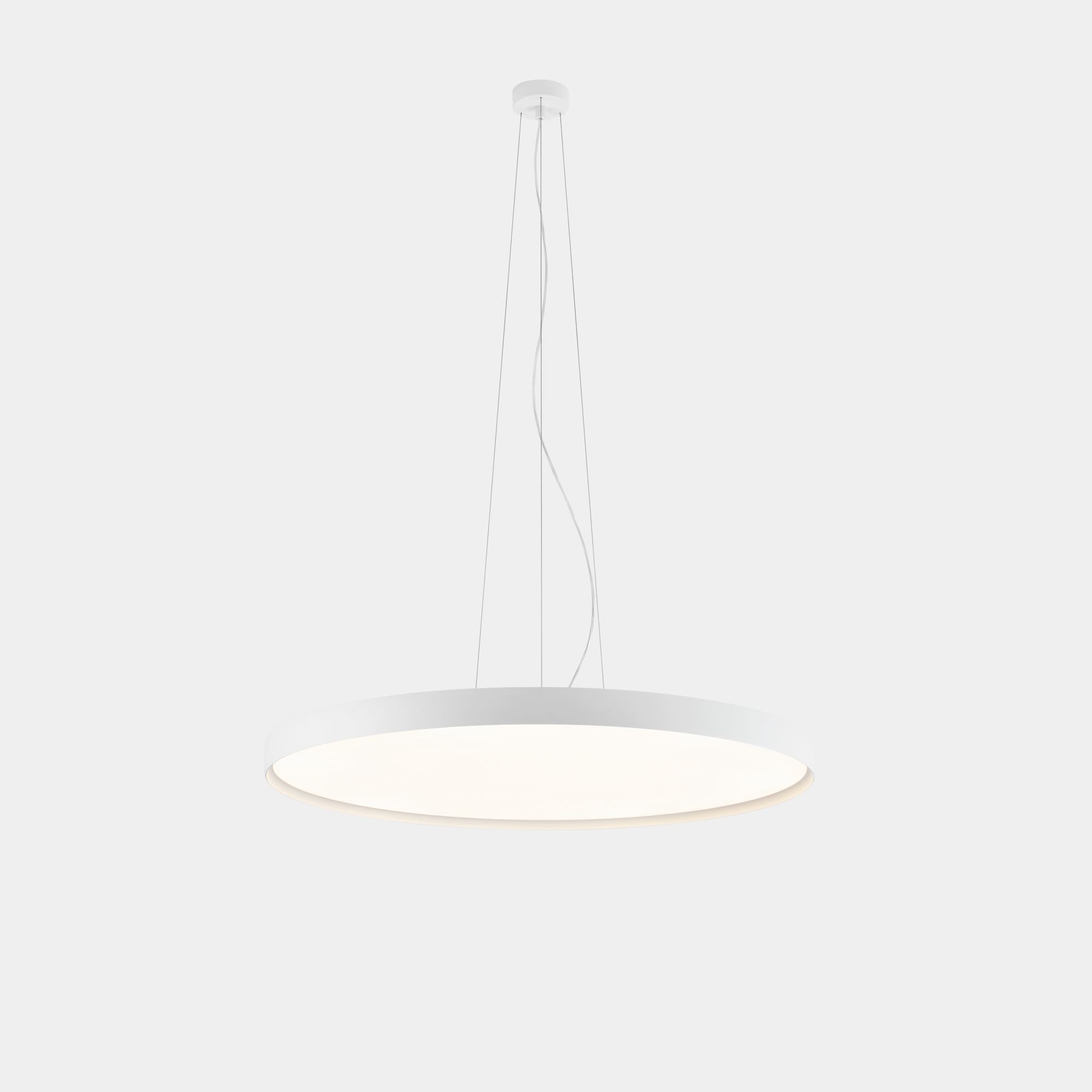 LEDS C4 - Lampada a sospensione Luno Slim Pendant Large - Nero