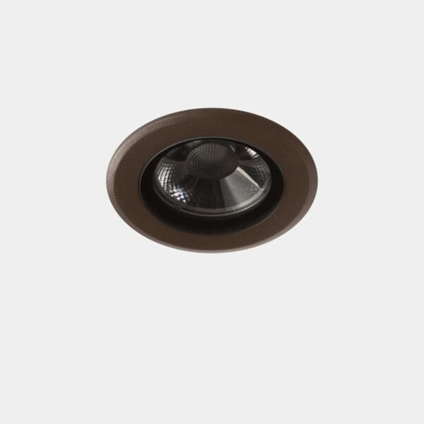 LEDS C4 - Faretto da incasso Max Big Round - Marrone