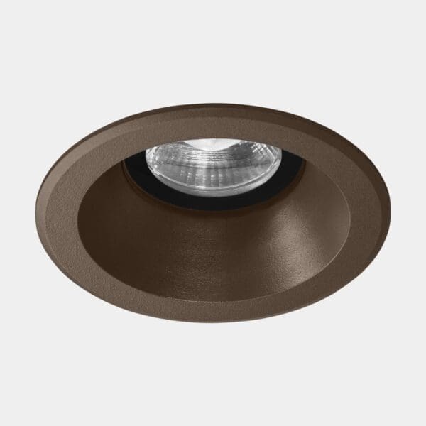 LEDS C4 - Faretto da incasso Max Big Round Ugr - Marrone