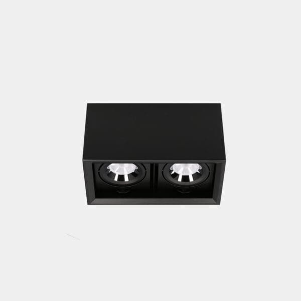 LEDS C4 - Plafoniera Multidir Evo Small Double Surface - Nero