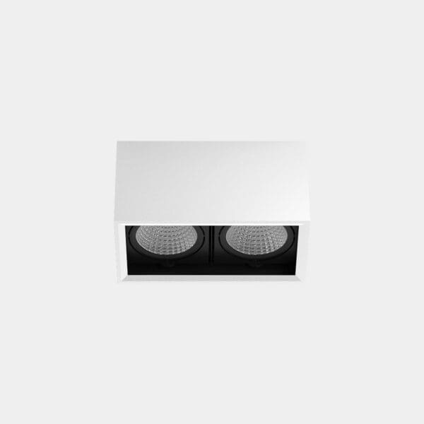 LEDS C4 - Plafoniera Multidir Evo Small Double Surface - Bianco