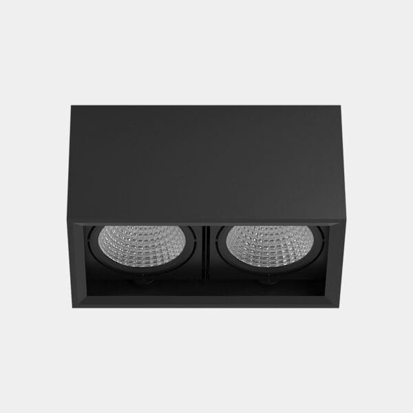 LEDS C4 - Plafoniera Multidir Evo Big Double Surface - Nero