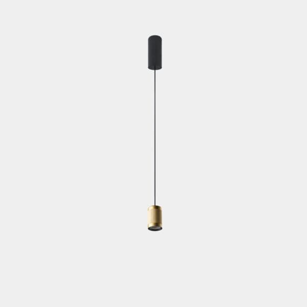 LEDS C4 - Lampada a sospensione Iris Pendant Surface Big Hoop - Nero