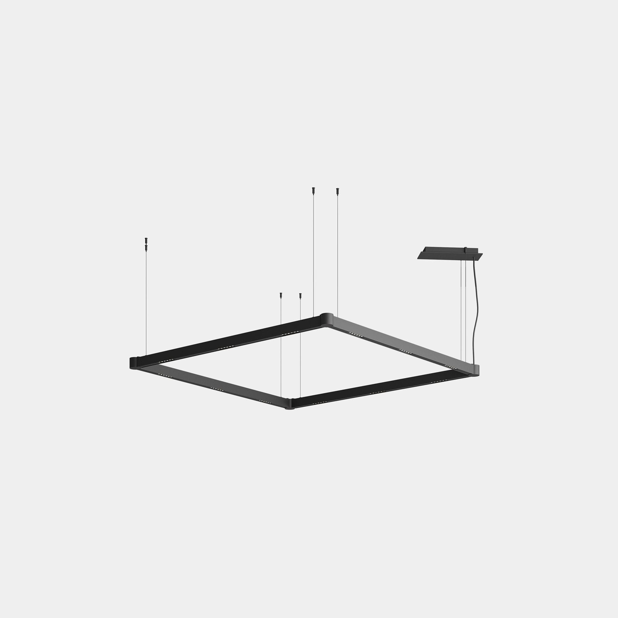 LEDS C4 - Sistema lineare LED Apex Square Pendant 2000mm - Bianco