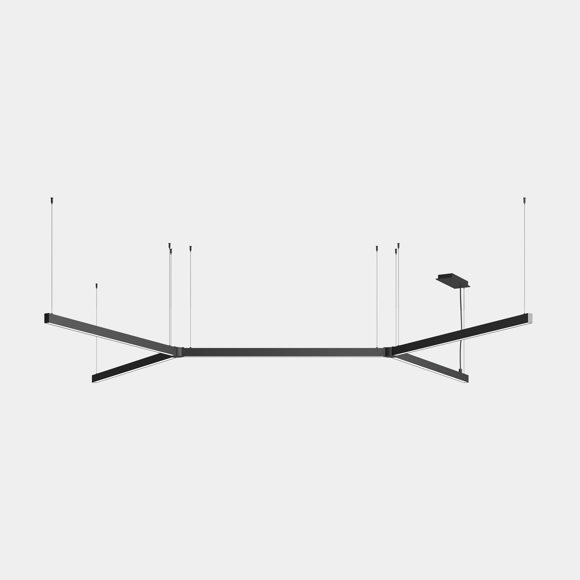 LEDS C4 - Sistema lineare LED Apex H Pendant - Bianco