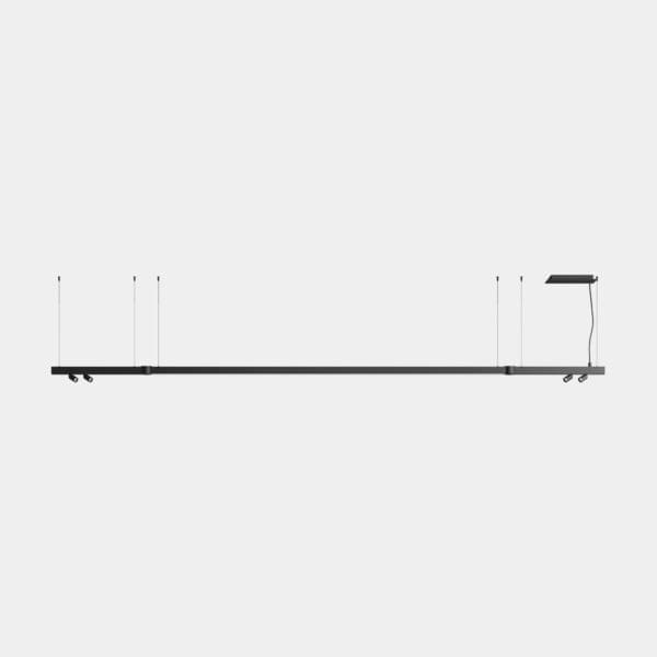 LEDS C4 - Sistema lineare LED Apex Lineal Pendant 3180mm 4 Spots 30mm - Bianco