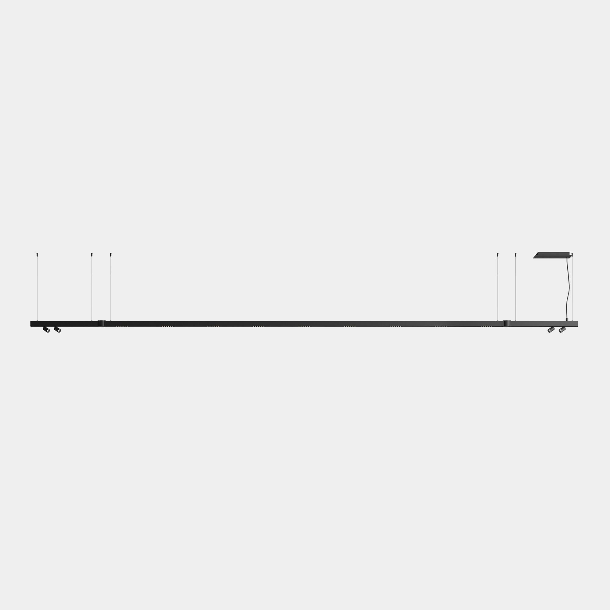 LEDS C4 - Sistema lineare LED Apex Lineal Pendant 1595mm 2 Spots 52mm - Bianco