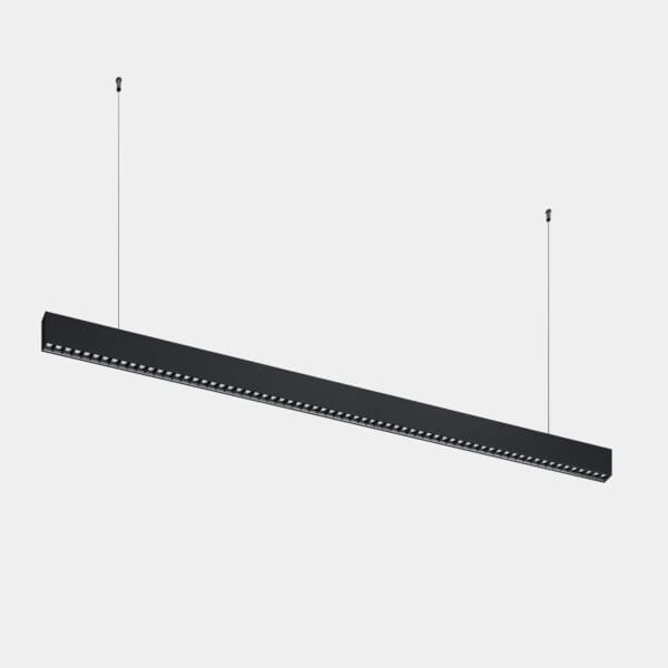 LEDS C4 - Sistema lineare LED Infinite Slim Continuity Pendant 1680mm - Nero