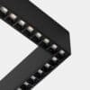 LEDS C4 - Sistema lineare LED Infinite Slim Continuity Pendant Right Square - Nero