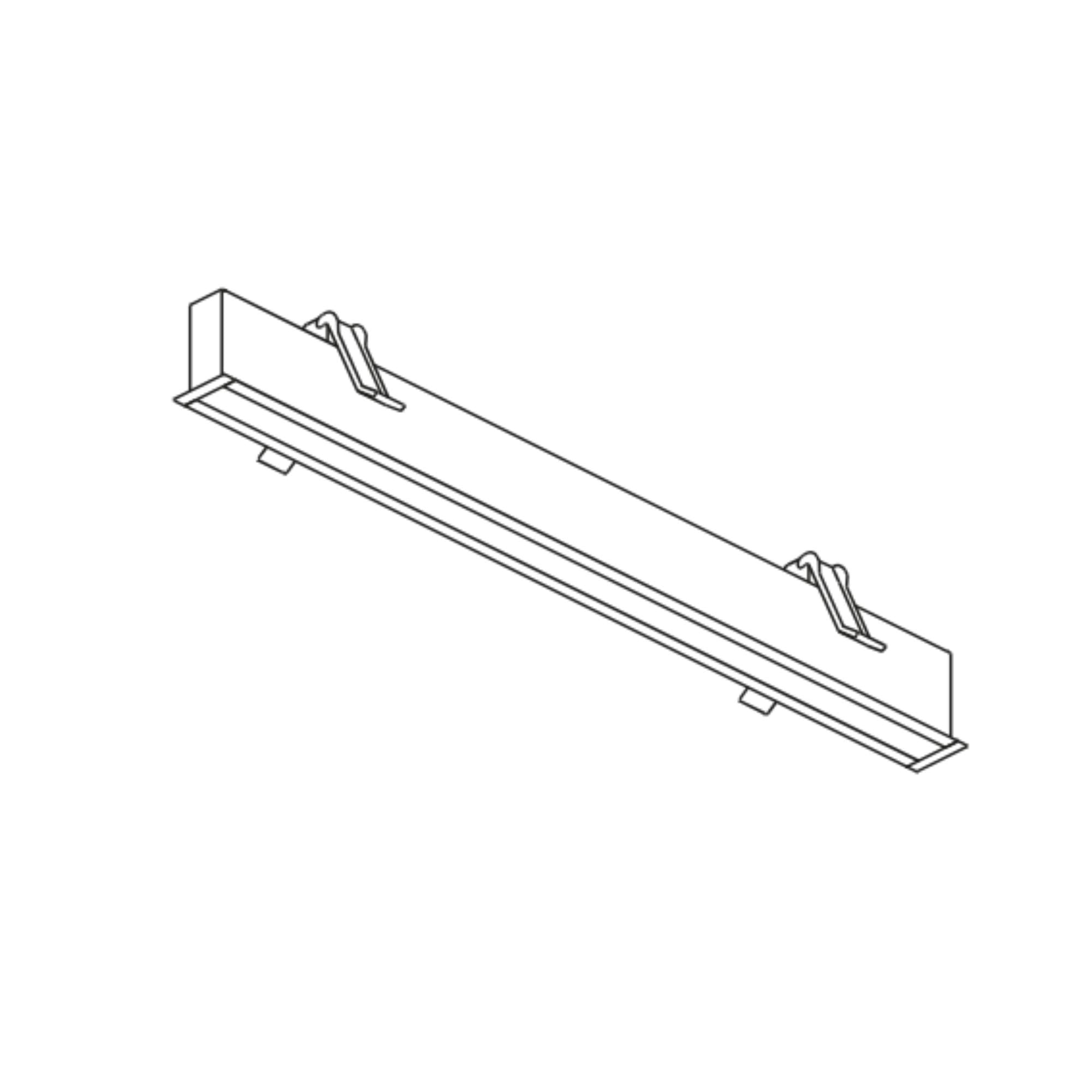 LEDS C4 - Sistema lineare LED Infinite Slim Individual Recessed 560mm - Bianco