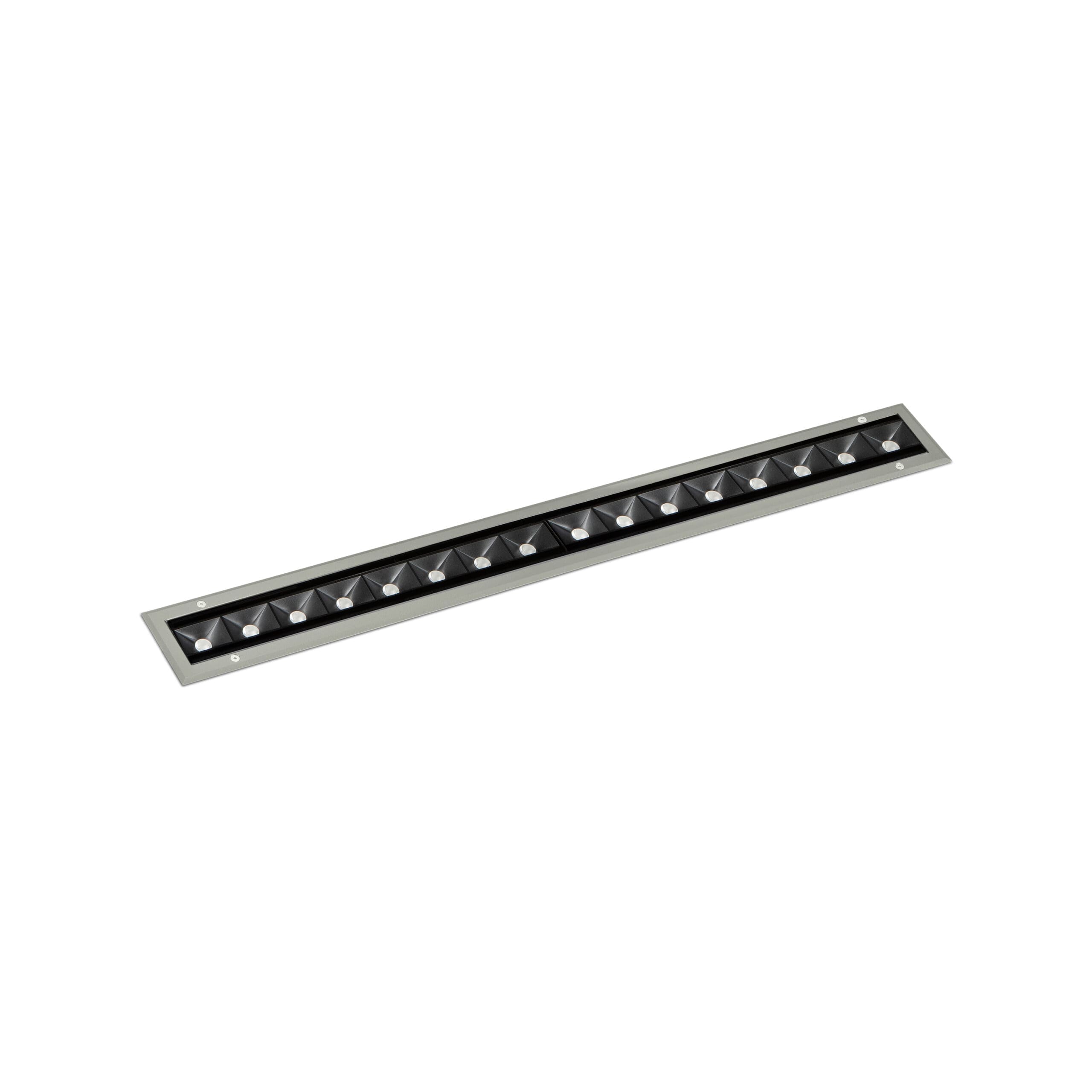 LEDS C4 - Sistema lineare LED Cube Linear Recessed 1000mm - Grigio