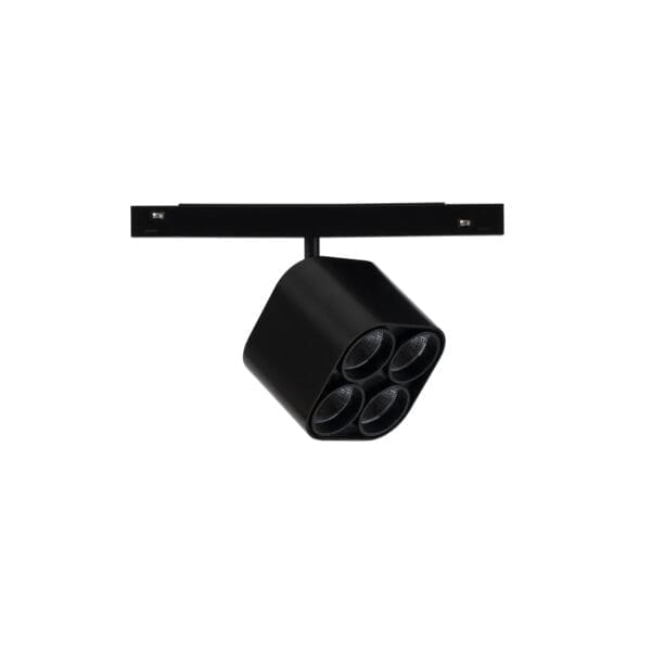 LEDS C4 - Faretto Twin Lv 4 Leds - Nero