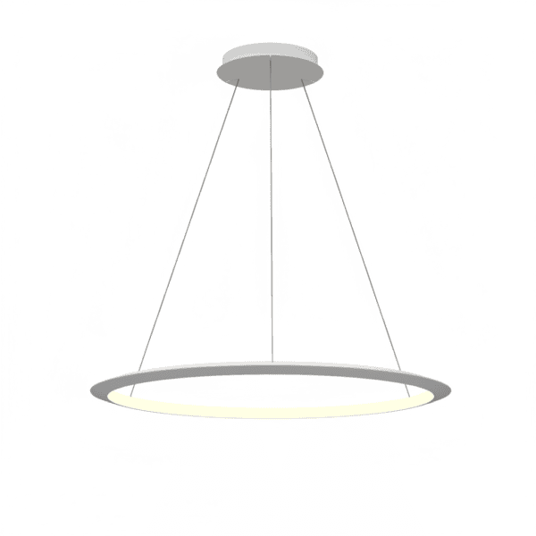 LEDS C4 - Lampada a sospensione Circular Inward Ø900 Surface - Bianco