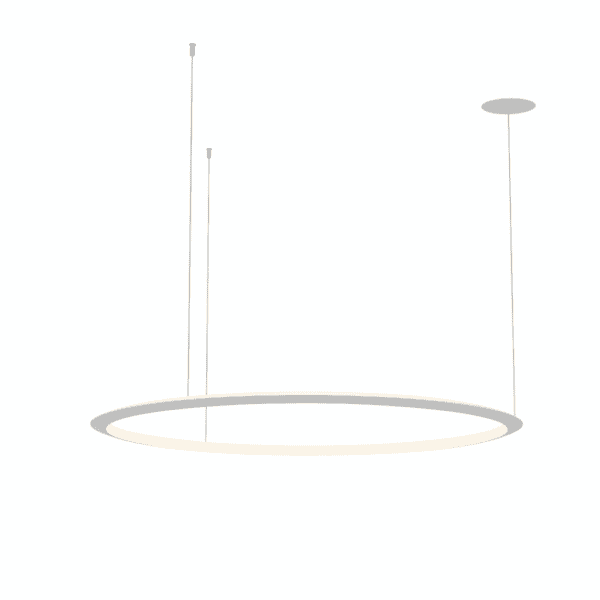 LEDS C4 - Lampada a sospensione Circular Inward Ø1200 Recessed - Bianco