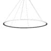 LEDS C4 - Lampada a sospensione Circular Outward Ø600 Surface - Nero