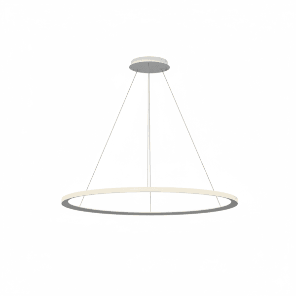 LEDS C4 - Lampada a sospensione Circular Outward Ø1200 Surface - Bianco