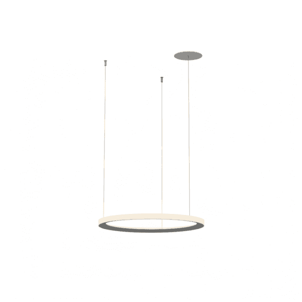 LEDS C4 - Lampada a sospensione Circular Outward Ø1200 Recessed - Bianco