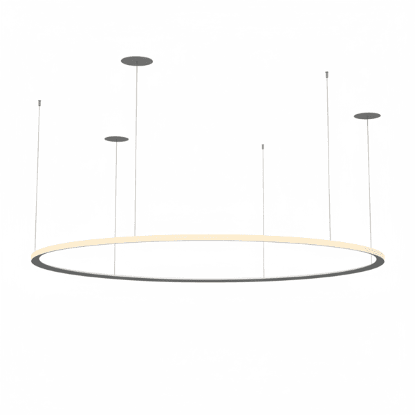 LEDS C4 - Lampada a sospensione Circular Outward Ø2000 Recessed - Bianco